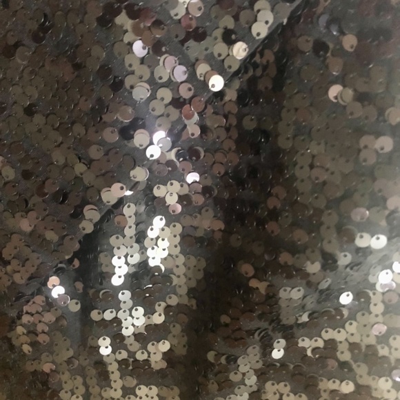 NEW! High Rise Black Sequined Stretch Legging - Picture 11 of 11